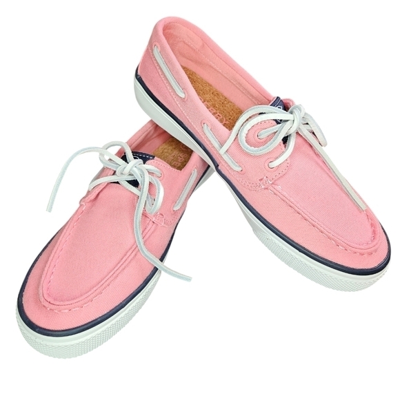 Sperry Shoes - Sperry Bahama Topsider Boat Shoes Pink NWOT Sz 5.5 Pink Boat Shoes Slip On